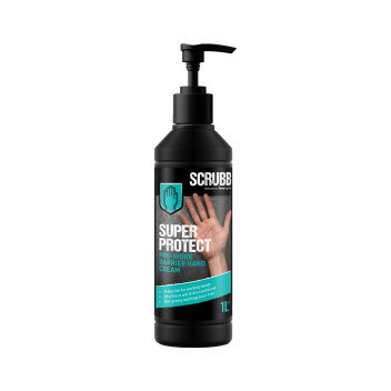 SCRUBB Super Protect Barrier Cream C/W Pump Top 1L* SCRUBB Super Protect Barrier Cream C/W Pump Top 1L*