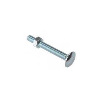 Cup Square Bolt Zinc Plated M6 x 80mm Cup Square Bolt Zinc Plated M6 x 80mm