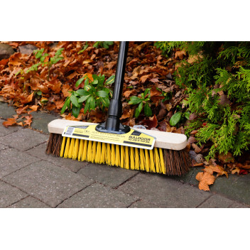 Bulldozer Utilty Broom with Scraper and Handle 380mm 15\"* Bulldozer Utilty Broom with Scraper and Handle 380mm 15\"*