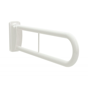 Support Grab Rail Hinged White Steel 750mm* Support Grab Rail Hinged White Steel 750mm*